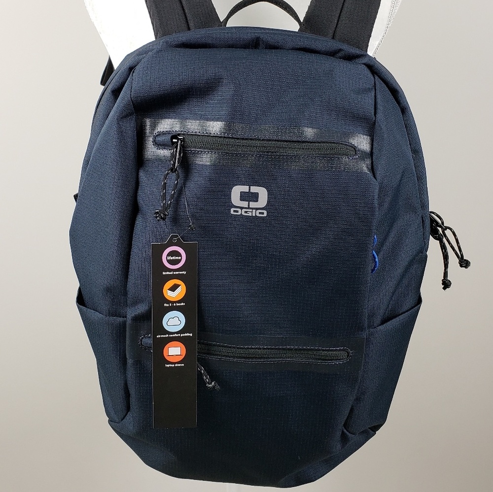 OGIO Shadow Core Flux Backpack Navy Blue NWT